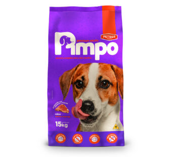 Ração Pimpo 15kg Premium – Sabor Carne