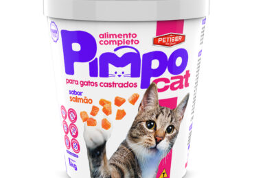 Petiser Pet Food lança Ração no Pote Pimpo Cat, para gatos castrados